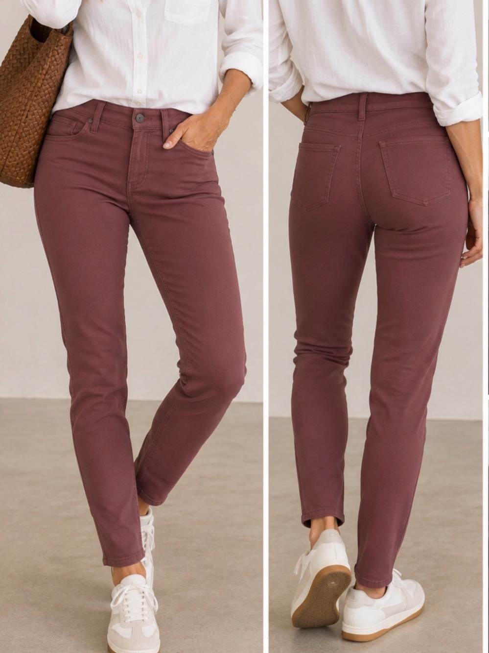 Prana plum Skinny Pants Active pants